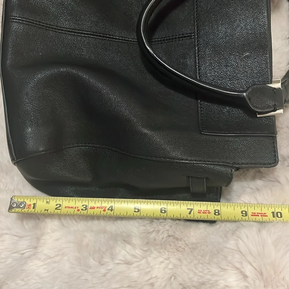Vince Camuto Women’s Ayla Black Satchel Bag Purse